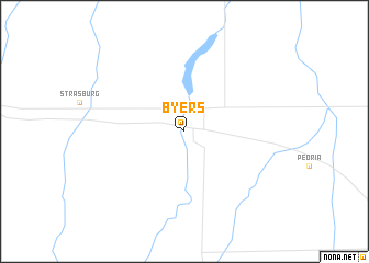 map of Byers