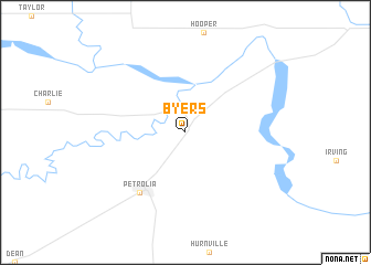 map of Byers