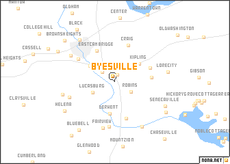 map of Byesville