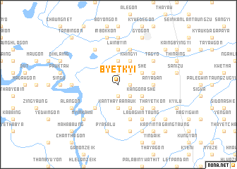 map of Byetkyi