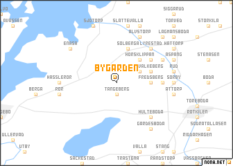 map of Bygården