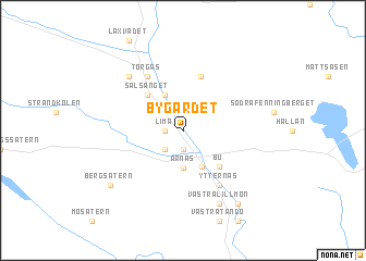 map of Bygärdet
