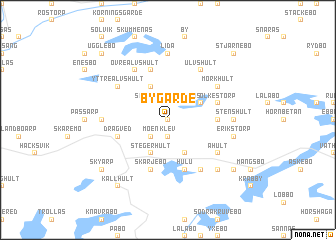 map of Bygärde