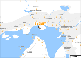 map of Bygdøy