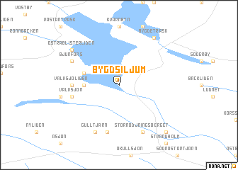 map of Bygdsiljum