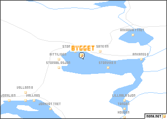 map of Bygget