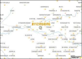 map of Byizindaing