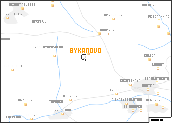 map of Bykanovo