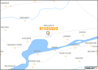 map of Bykasovo