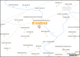 map of Bykhovka