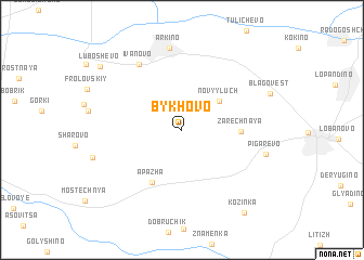 map of Bykhovo