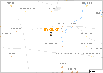 map of Bykivka