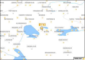 map of Byki