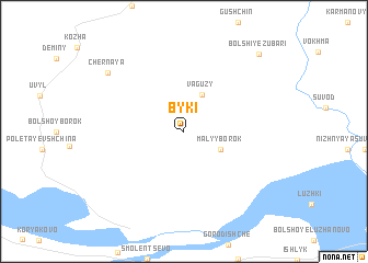 map of Byki