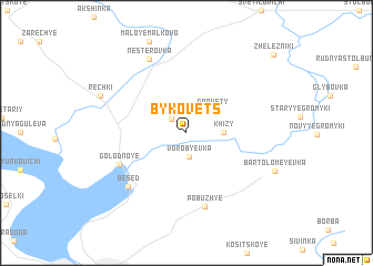 map of Bykovets