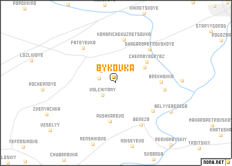 map of Bykovka