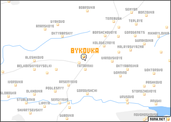 map of Bykovka