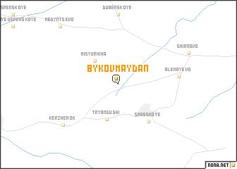 map of Bykov Maydan