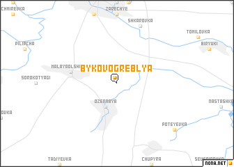 map of Bykovo Greblya