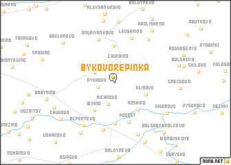 map of Bykovo-Repinka