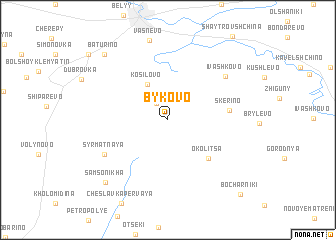 map of Bykovo