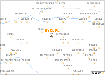 map of Bykovo