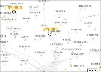 map of Bykovo