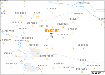 map of Bykovo