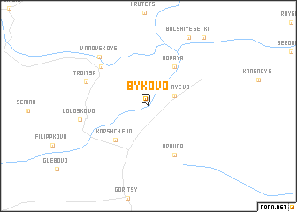 map of Bykovo
