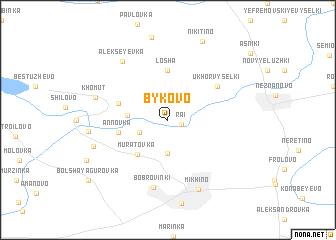 map of Bykovo