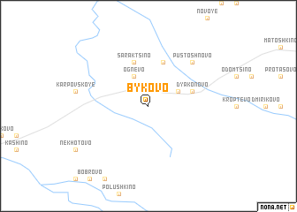 map of Bykovo
