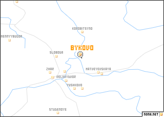 map of Bykovo