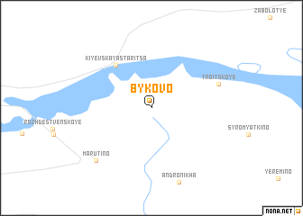 map of Bykovo