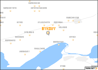 map of Bykovy