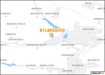 map of Bylbasovka