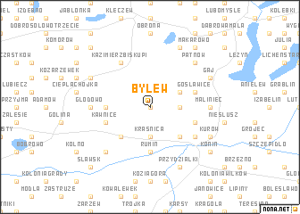 map of Bylew