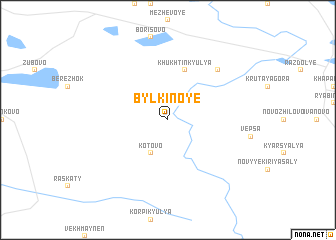 map of Bylkinoye