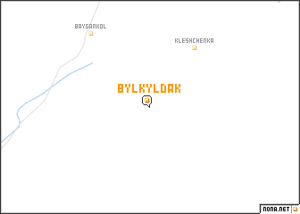 map of Bylkyldak