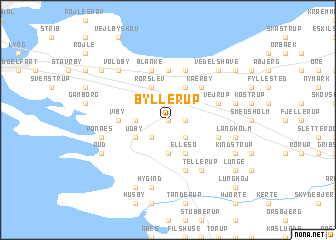 map of Byllerup