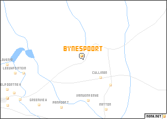 map of Bynespoort