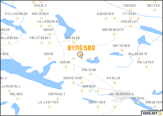 map of Byngsbo