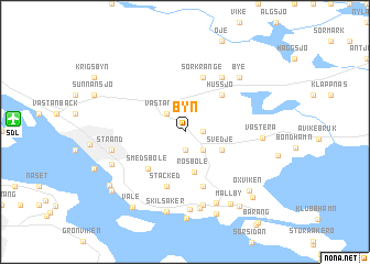 map of Byn