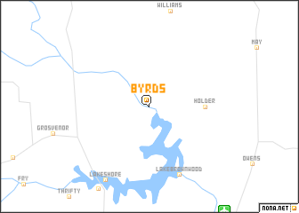 map of Byrds