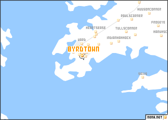 map of Byrdtown