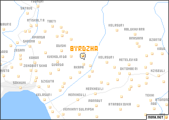 map of Byrdzha