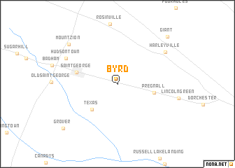 map of Byrd