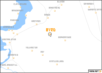 map of Byrd