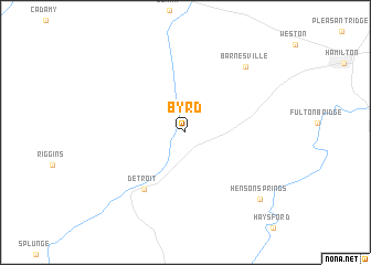 map of Byrd