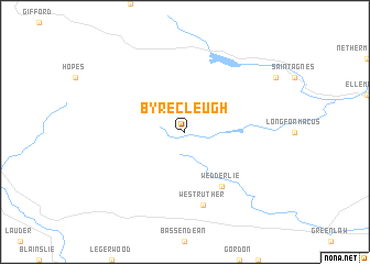 map of Byrecleugh