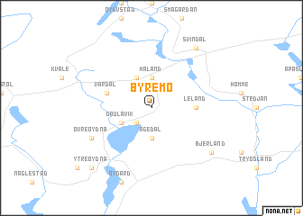 map of Byremo